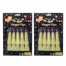 2 packs of Glow-in-the-Dark Finger Tips  Zombie Nail Set for Halloween, Cosplay & Party Fun