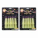 2 packs of Glow-in-the-Dark Finger Tips  Zombie Nail Set for Halloween, Cosplay & Party Fun