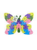Wooden Animal Puzzles Alphabet And Number Assorted