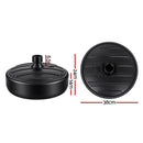 Instahut Outdoor Umbrella Base Weight Round Plastic Pole Holder 35-38mm Beach