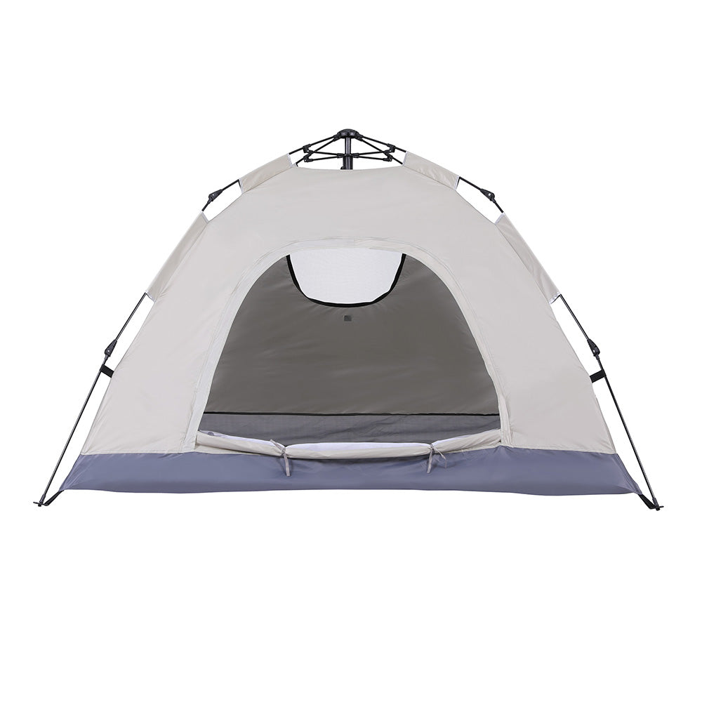 Weisshorn Camping Tent Instant Tent Pop up 2 Person Outdoor Hiking Tents Hiking Beige