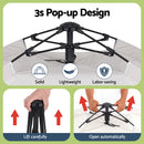 Weisshorn Camping Tent Instant Tent Pop up 2 Person Outdoor Hiking Tents Hiking Beige