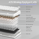 SOLAKAKA A75 75% Gasket Mechanical Keyboard Tri-Mode Hot-Swap Knob