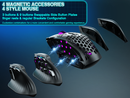 SOLAKAKA Wireless MMO Gaming Mouse 16 Buttons Bluetooth 24000 DPI RGB