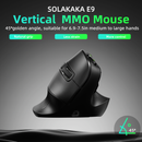 SOLAKAKA E9 Vertical MMO Gaming Mouse Tri-Mode 36000 DPI Ergonomic