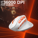 SOLAKAKA E9 Pro Vertical MMO Mouse Tri-Mode 36000 DPI 8000Hz PAW3395