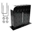 Alpen Outdoor Base 2mm Aluminum Diesel Heater Fuel Tank Cover, Heavy Duty Protective Guard for 10L 15L Tanks, Simple Installation,Left Side,Safe UV & Impact Shield, Ideal for Camping & RV