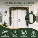 Jingle Jollys Christmas Garland Hook Wreath Hanger Fits 85-160CM Door No Drill