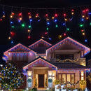 Jingle Jollys 32M Christmas Lights Icicle String Light 960 LED Multi-coloured