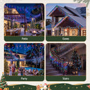 Jingle Jollys 32M Christmas Lights Icicle String Light 960 LED Multi-coloured