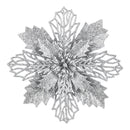 Jingle Jollys 20Pcs Christmas Tree Flower Set Garland Wreath Poinsettia Decorations