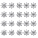 Jingle Jollys 20Pcs Christmas Tree Flower Set Garland Wreath Poinsettia Decorations