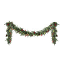 Jingle Jollys 3M Christmas Garland Pre-lit LED with Pine Cones Xmas Decor Green