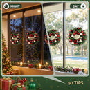 Jingle Jollys Christmas Wreath 40CM Xmas Garland Baubles Ornaments Party Decor