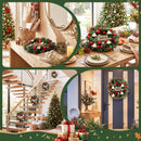 Jingle Jollys Christmas Wreath 40CM Xmas Garland Baubles Ornaments Party Decor