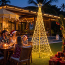 Jingle Jollys Solar Christmas Tree 3.6m 800 LED Net Lights Xmas Trees Decoration