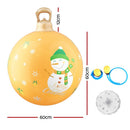 Jingle Jollys Christmas Inflatable Ball 60cm Led Illuminated Snowman Xmas Decor