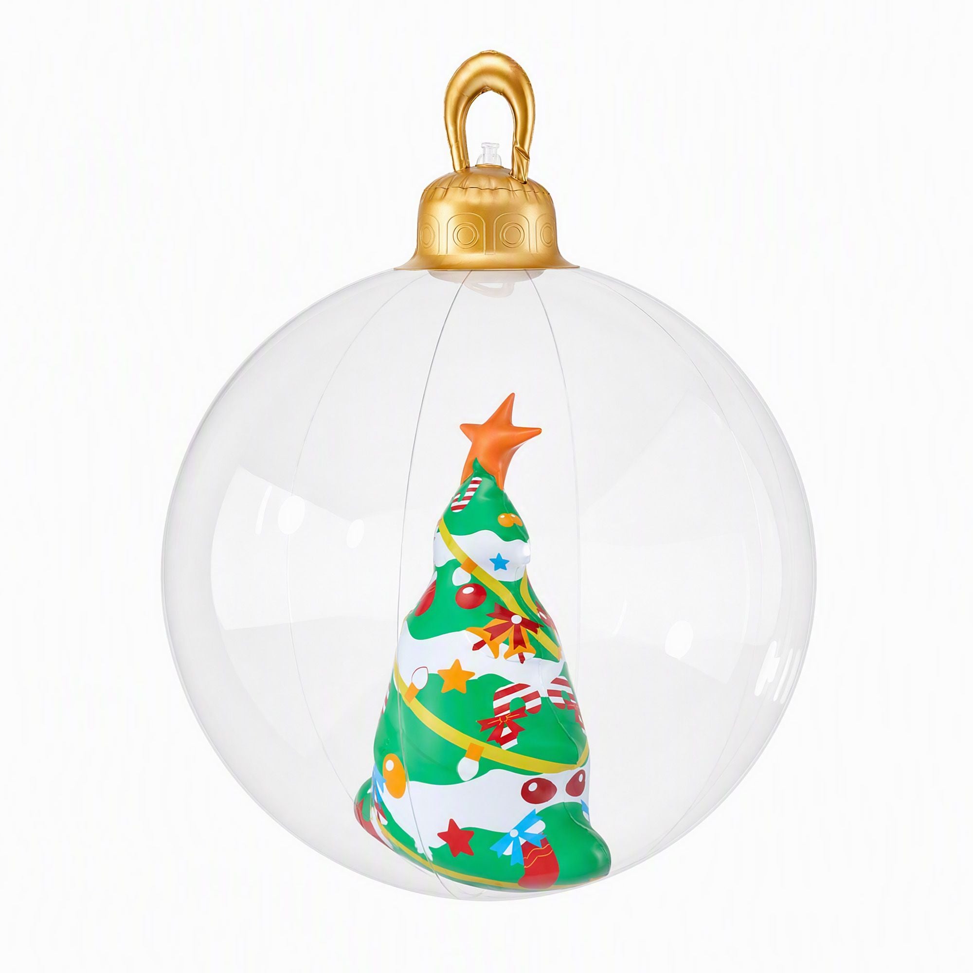 Jingle Jollys Christmas Inflatable Ball 60cm Tree Decoration Giant Bauble Clear