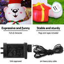 Jingle Jollys Christmas Inflatable Bear 1.8M Height LED Outdoor Decorations Illuminated