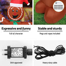 Jingle Jollys Christmas Inflatable Gingerbread Man Tree LED Illuminated Decorations