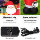 Jingle Jollys Christmas Inflatable Santa 2.4M Illuminated Decorations