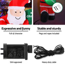 Jingle Jollys Christmas Inflatable Climbing Santa 2.5M Height LED Decorations Illuminated