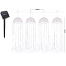 Jingle Jollys Christmas Lights Solar Jellyfish 4Pcs Garden Decorative Multi-Color