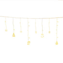 Jingle Jollys 3M Christmas Icicle Lights String Lights 138 LED Warm White