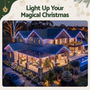 20M Christmas Lights Icicle Light 800 LED Multi-coloured Jingle Jollys