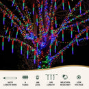 Jingle Jollys 7M Christmas Lights Shower Light 288 LED Icicle Falling Metor