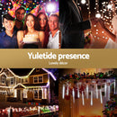 Jingle Jollys 7M Christmas Lights Shower Light 288 LED Icicle Falling Metor