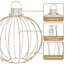 Jingle Jollys Christmas Lights 320 LED Fairy Light 3pcs Ball Decorations Set