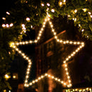 Jingle Jollys Christmas Lights 50cm Star 70 LED Xmas Decorations