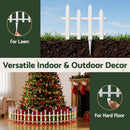Jingle Jollys 3m Solar Christmas Fence Lights Outdoor Garden Path Decor Multicolour 8pc