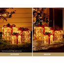 Jingle Jollys Christmas Lights Gift Box Set 3 PCS Set 48 LED Decorations