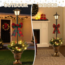Jingle Jollys Christmas Lights 125cm Lamp Post 50 LED Fairy Light Decorations