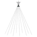 Jingle Jollys 2.5M Christmas Lights Waterfall String Light 300 LED Star Topper