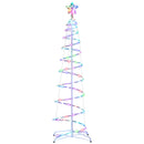 Jingle Jollys Christmas Tree 1.8m 100 RGB LED Rope Lights Xmas Trees Decoration