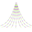 Jingle Jollys 3.8M Christmas Lights Waterfall String Light 340 LED