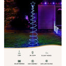 2.4M Christmas Tree LED Solar Motif Lights Jingle Jollys