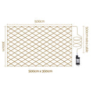 Jingle Jollys Christmas Lights 5Mx3M Net String Light 600 LED Colourful Beads