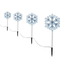 Jingle Jollys 4 Pack Christmas Lights Path Lights Garden Decoration Outdoor Pathway Lighting