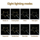 Jingle Jollys 4 PCS Christmas Lights Path Ground Light Garden Decorations 144 LED