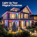 Jingle Jollys 15M Christmas Lights Permanent String Eaves Light 36 LED Decoration