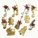 33 PCs Assorted Xmas Tree Hanging Family Santa Christmas Family Ornament Decorations