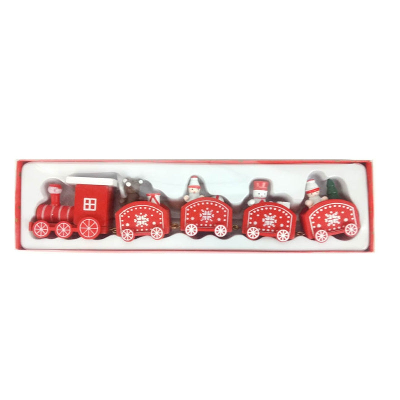 Wooden Mini train Christmas Decoration