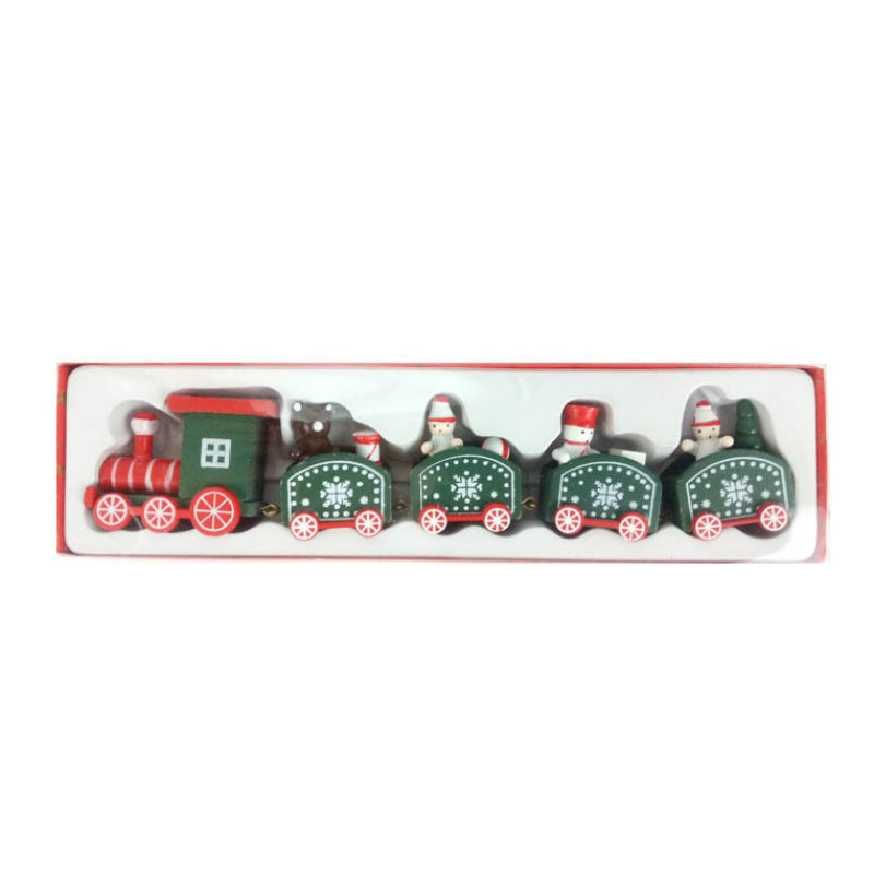 Wooden Mini train Christmas Decoration