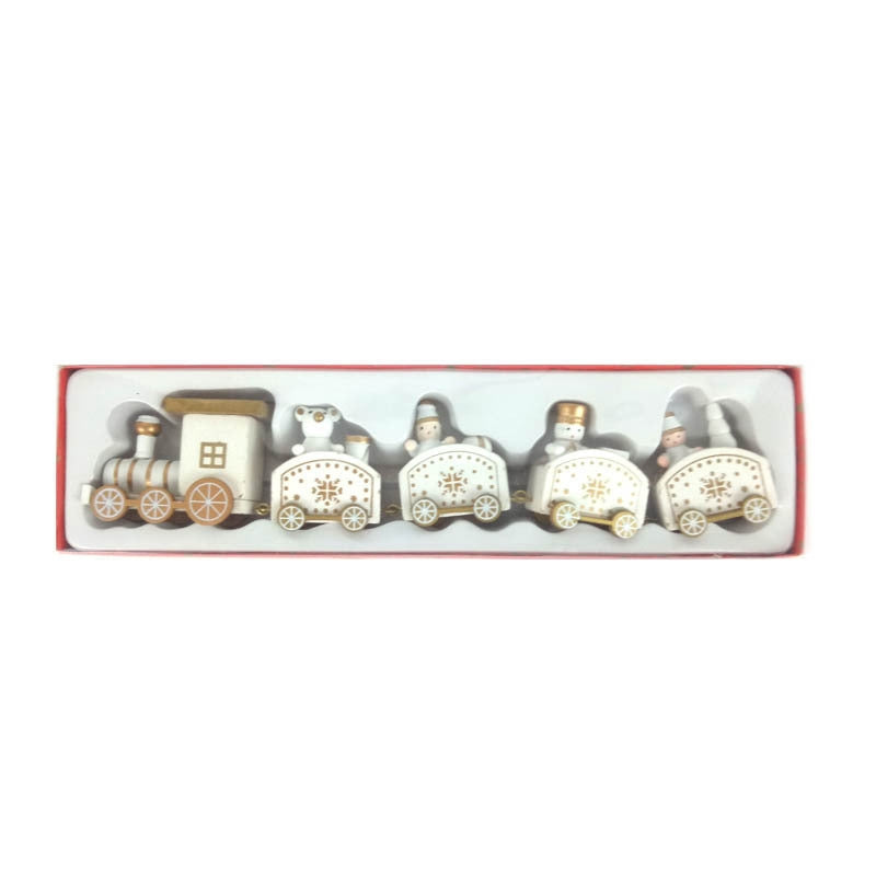 Wooden Mini train Christmas Decoration