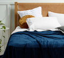 Accessorize Super Soft Blanket Queen/King Ink Blue - NuSea