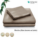Accessorize Tencel Cotton Blend Sheet Set Mocha (Also Known as Latte) Single - NuSea